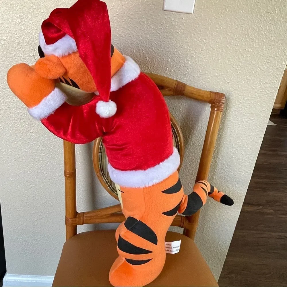 Tigger Santa Large Plush from Winnie the Pooh Christmas Disney Collection 24”